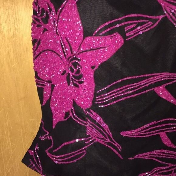 Andrella Donatello beautiful beaded top! SizeXL! 100% silk lining! Gorgeous! - Picture 3 of 5